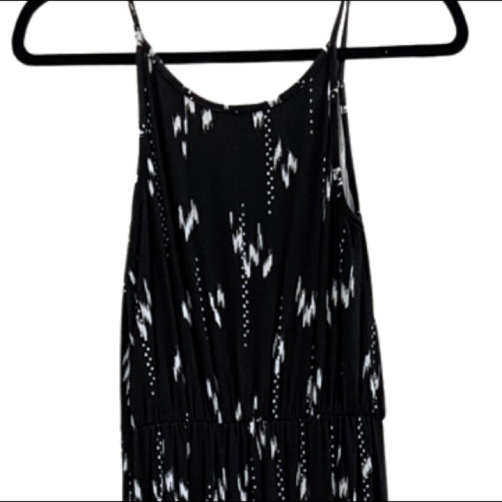 Stitch fix Kaileigh Maxi Dress black and white Aztec pattern dress soft size XS